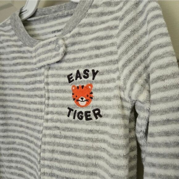 Carters Striped Tiger Seeper Size 9 M - Picture 2 of 4